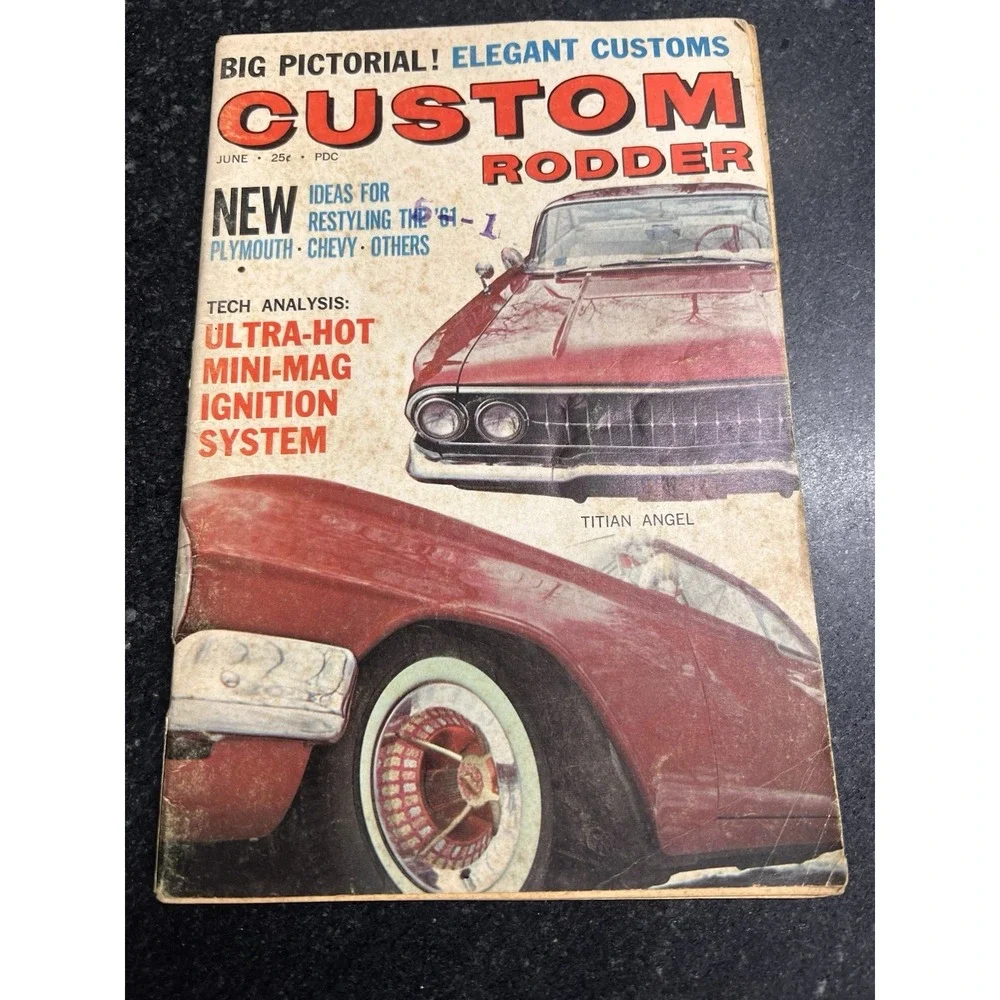 Vtg Hot Rod & Custom Car Magazine Lot 1957–1961‎ Custom Rodder, Rod & Custom